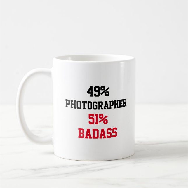 Mug Photographe Badass (Gauche)