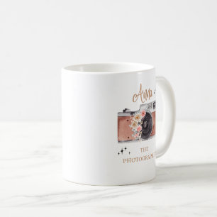Mug photographe caméra vinaigre Texte personnalisé +++