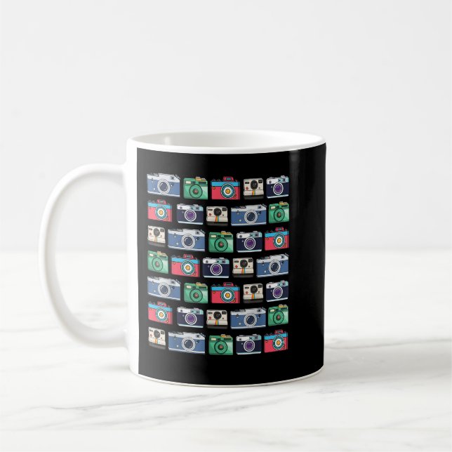 Mug Photographe Caméra Vintage Retro Photographie Amou (Gauche)
