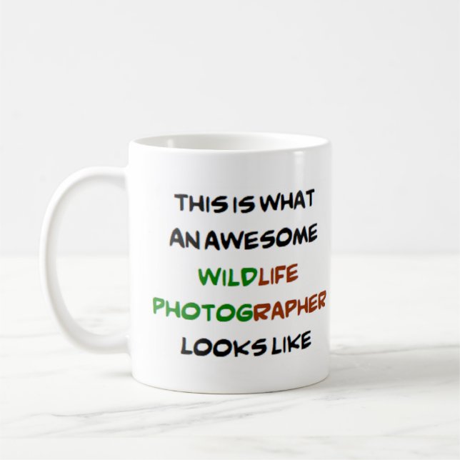 Mug photographe de la faune, génial (Gauche)