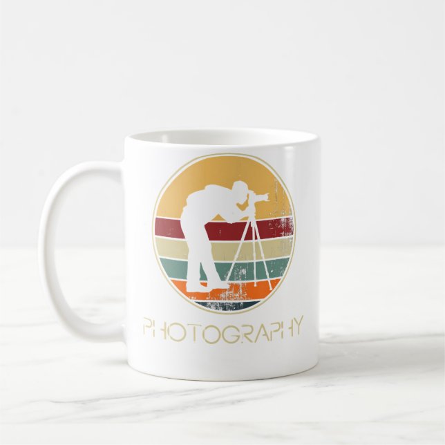 Mug Photographe de photographie vintage (Gauche)