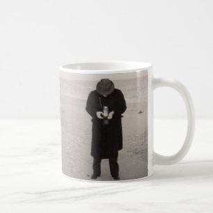 Mug Photographe des années 1940 sur la plage