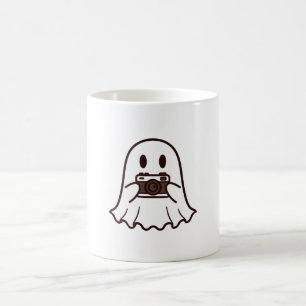 Mug Photographe fantôme d'Halloween mignon