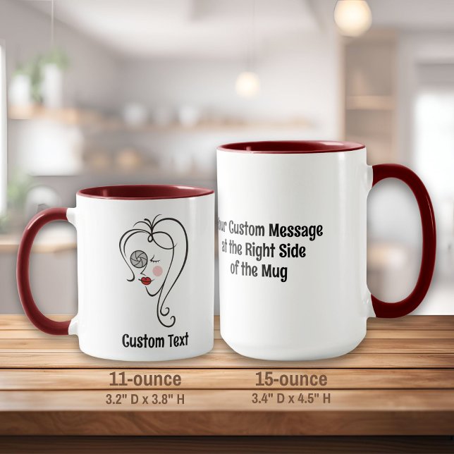 Mug Photographe féminine (Créateur téléchargé)