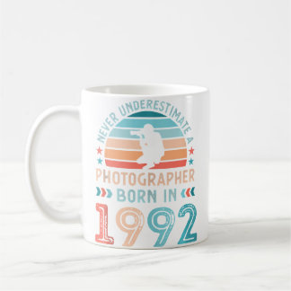 Mug Photographe Né En 1992 30 Ans Cadeau Photo