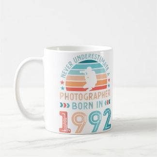 Mug Photographe Né En 1992 30 Ans Cadeau Photographie