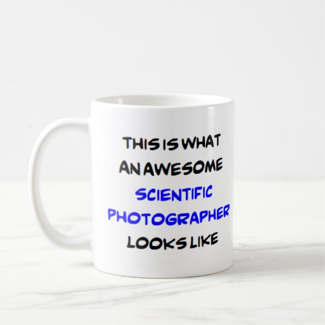 Mug photographe scientifique, génial (Gauche)