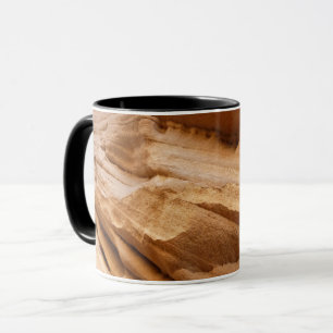 Mug Photographie abstraite du mur du canyon de Zion II