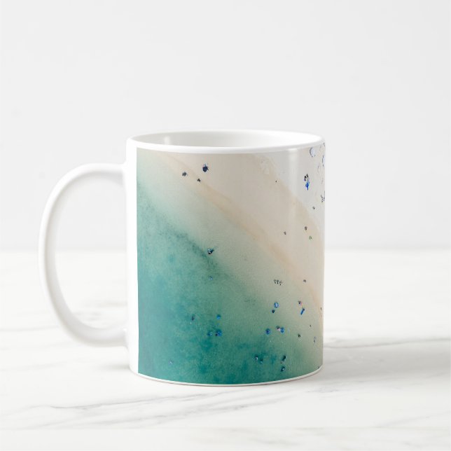 Mug Photographie aérienne de seashore (Gauche)