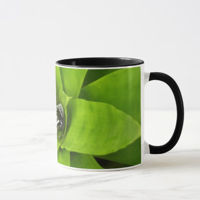 Mug Photographie botanique verte de Bromeliad (Droite)