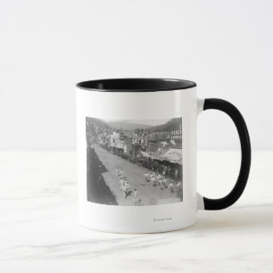 Mug Photographie de course d'équipe de tuyau de