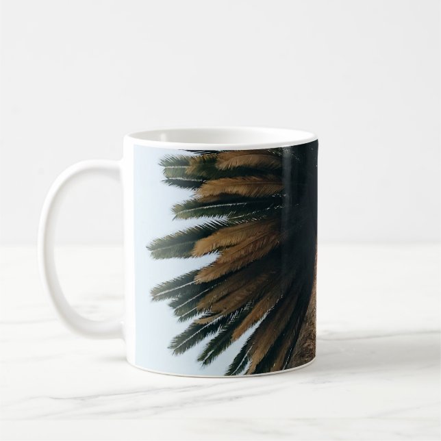 Mug Photographie de l'oeil de ver de palmier (Gauche)