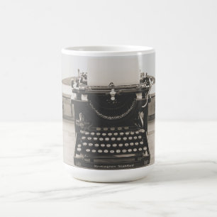 Mug Photographie de machine à écrire vintage