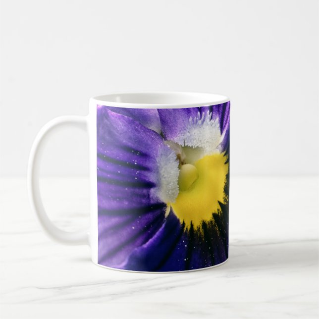 Mug Photographie de macro inspirationnelle violet mode (Gauche)