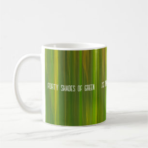 Mug Photographie de mouvement des tiges vertes de prin