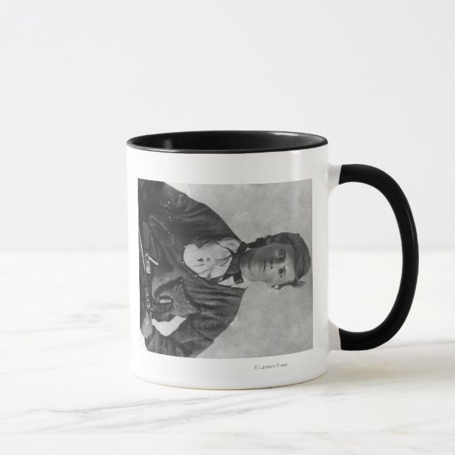 Mug Photographie de Outlaw Jesse James Portrait (Droite)