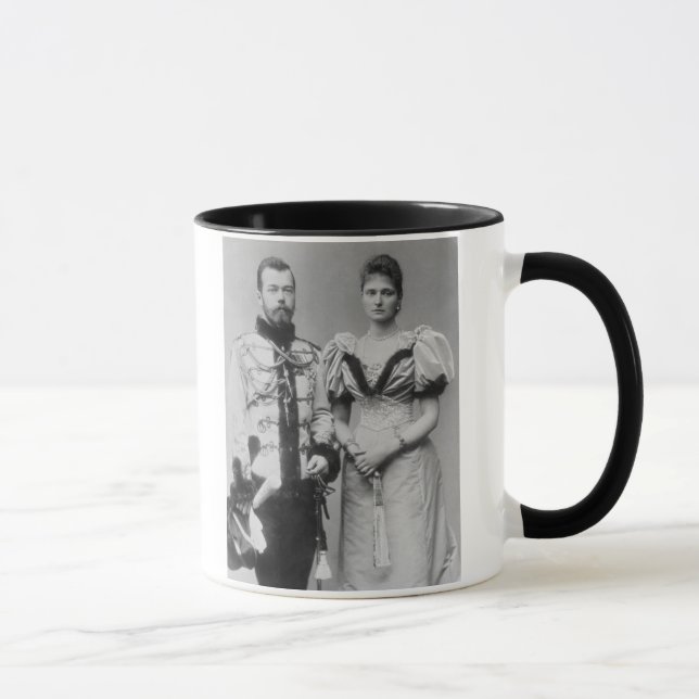 Mug Photographie de portrait de tsar Nicholas II (Droite)