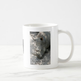 Mug Photographie de rhinocéros avec le texte "de