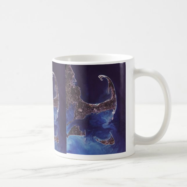 Mug Photographie de satellite de Cape Cod (Droite)