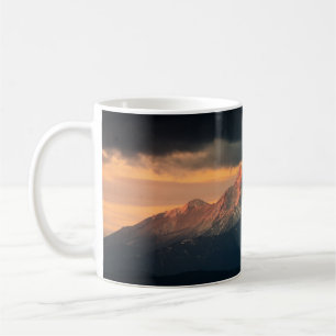 MUG PHOTOGRAPHIE DU PAYSAGE DES MONTAGNES DE NEIGE SOU
