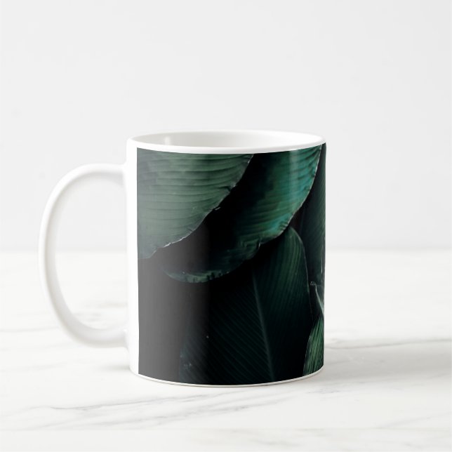 MUG PHOTOGRAPHIE FEUILLE VERTE (Gauche)