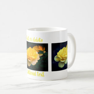 Mug Photographie personnalisée de la rose jaune
