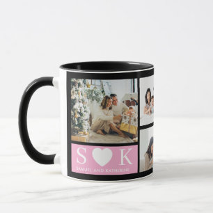 Mug Photos de cœur EDITABLE pour la Saint-Valentin