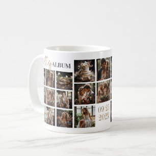 Mug Photos de mariage personnalisées Texte personnalis