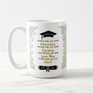 Mug Photos de remise de diplômes personnalisés 2024 Ca