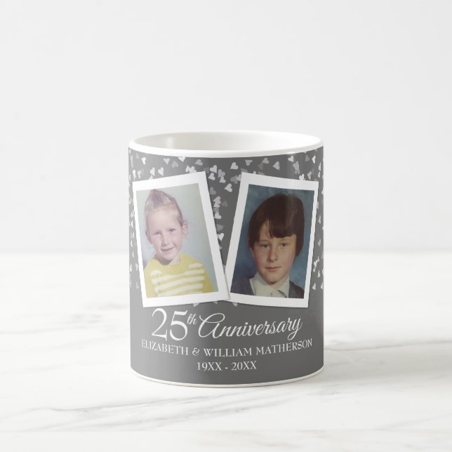Mug Photos d'enfance pour les 25 ans d'anniversaire de (Centre)