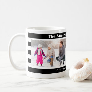 Mug Photos Familiales Personnalisées I Trendy Black St