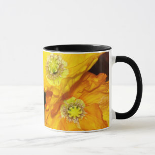 Mug Photos Golden Yellow Islande Poppies