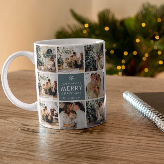 Mug Photos Multi Holiday | Merry Christmas | (Créateur téléchargé)