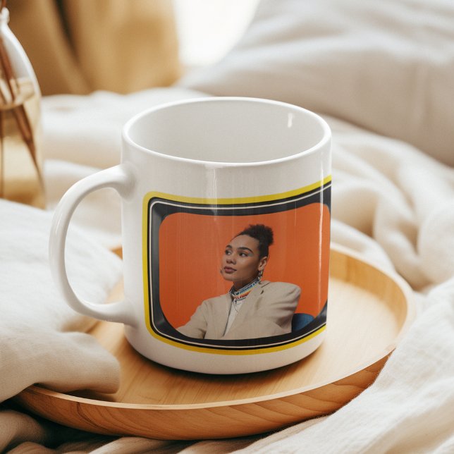 Mug Photos personnalisées dans les téléviseurs Vintage (Créateur téléchargé)