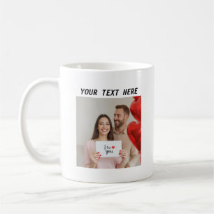 Mug Photos personnalisées et Heureuse Sainte-Valentin 