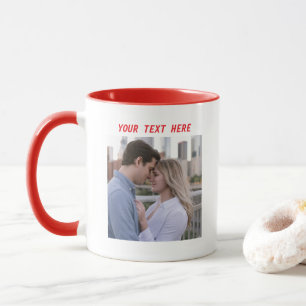 Mug Photos personnalisées et Heureuse Sainte-Valentin 