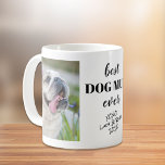 Mug Photos personnalisées Meilleure maman chien<br><div class="desc">Célébrez la meilleure maman de chien de tous les temps à l'occasion de la fête des mères,  de Noël ou de son anniversaire avec cette tasse personnalisée. Vous pouvez facilement ajouter deux photos de son(s) chien(s) et ajouter le(s) nom(s) et l'année.</div>