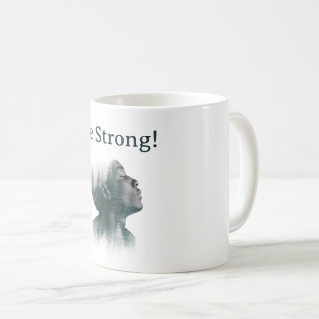 Mug Photos personnalisées personnelles Mots uniques (Devant droit)