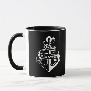 Mug Phrase latine Festina lente
