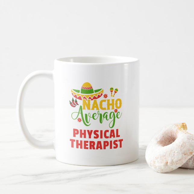 Mug Physiothérapeute DPT Physiothérapeute (Avec donut)