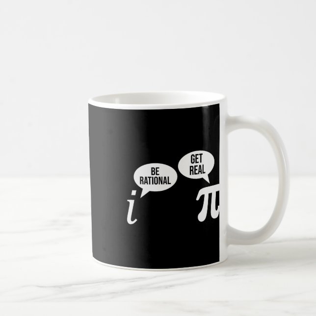 Mug Pi Day Be Rational Obtenir Réel Amusant Équation M (Droite)