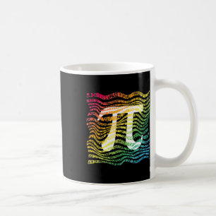 Mug Pi Day Funny Math Enseignant Etudiant Rainbow Pi S