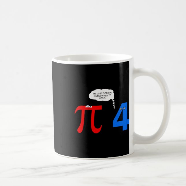 Mug Pi Day Funny Relationship Problème du thé empoison (Droite)