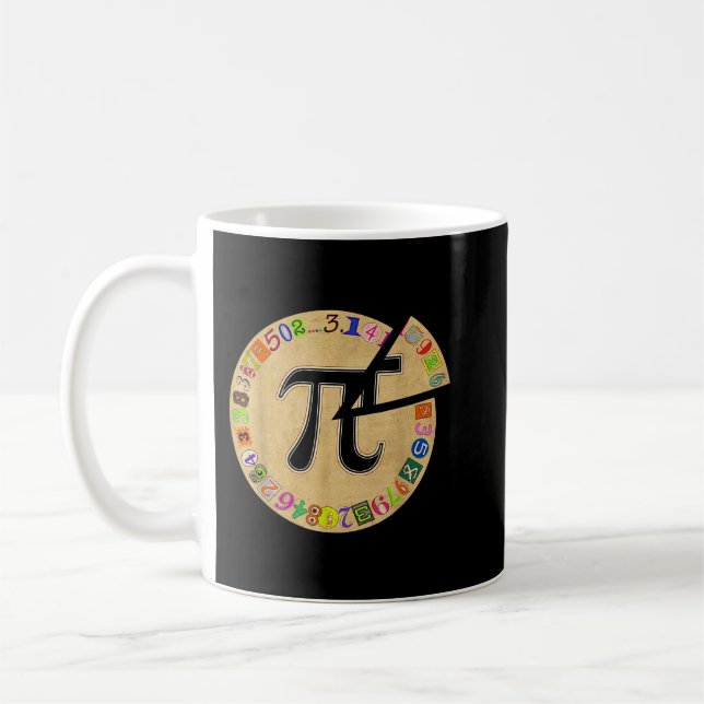 Mug Pi Day Pie Funny Math Enseignant Étudiants Enfants (Gauche)