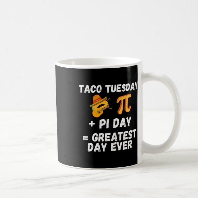Mug Pi Day Shirt Taco Mardi - Pi Day Math Enseignant M (Droite)