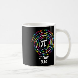 Mug Pi Jour Numéros De Couleur Spirale 3.14 Joyeux Jou