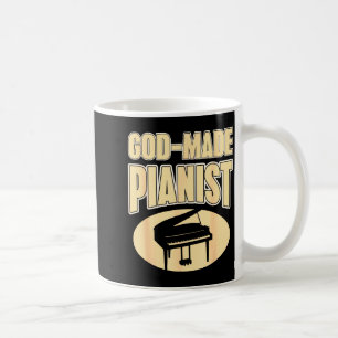 Mug Pianiste basée sur la foi, musique chrétienne d'in
