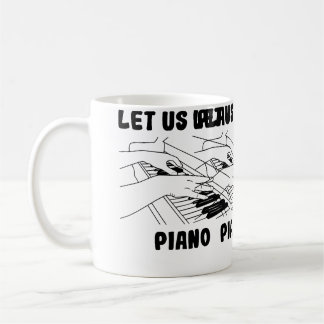 Mug Pianiste Conçoit Piano à Queue