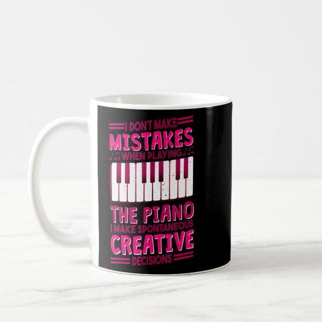 Mug Pianiste Je Ne Fais Pas D'Erreurs Quand Je Joue Le (Gauche)