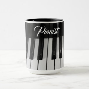 Mug Pianiste professionnel élégant